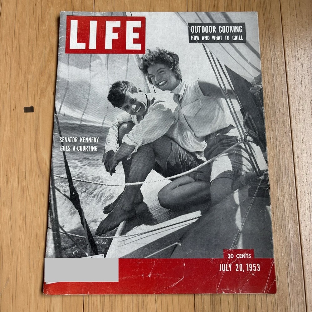 Life Magazine July 20, 1953 Senator John F. Kennedy JFK Jacqueline Kennedy